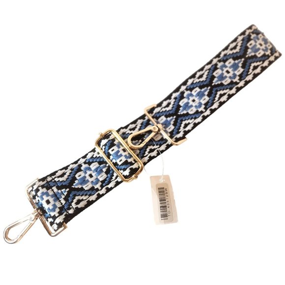 Wide Strap for Shoulder Bags, Sling Bags, Lap Top Bags Geometric Pattern New w/T - Picture 4 of 10